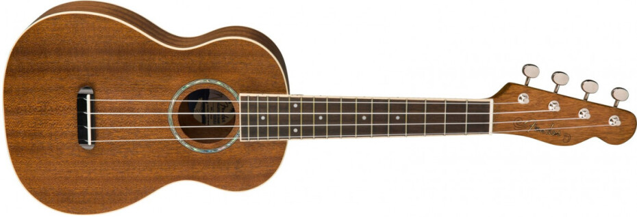 Fender Zuma Concert Ukulele Natural - main (0)