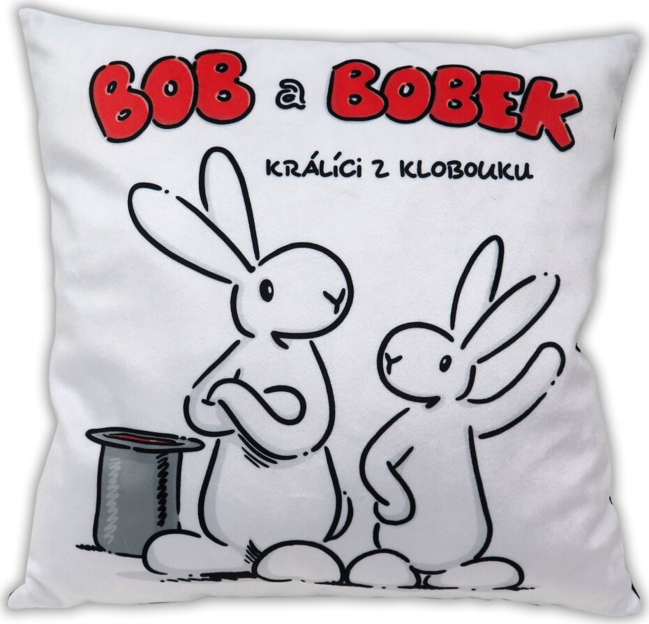 Bob a Bobek, Polštář 30x30cm, bílý - main (0)