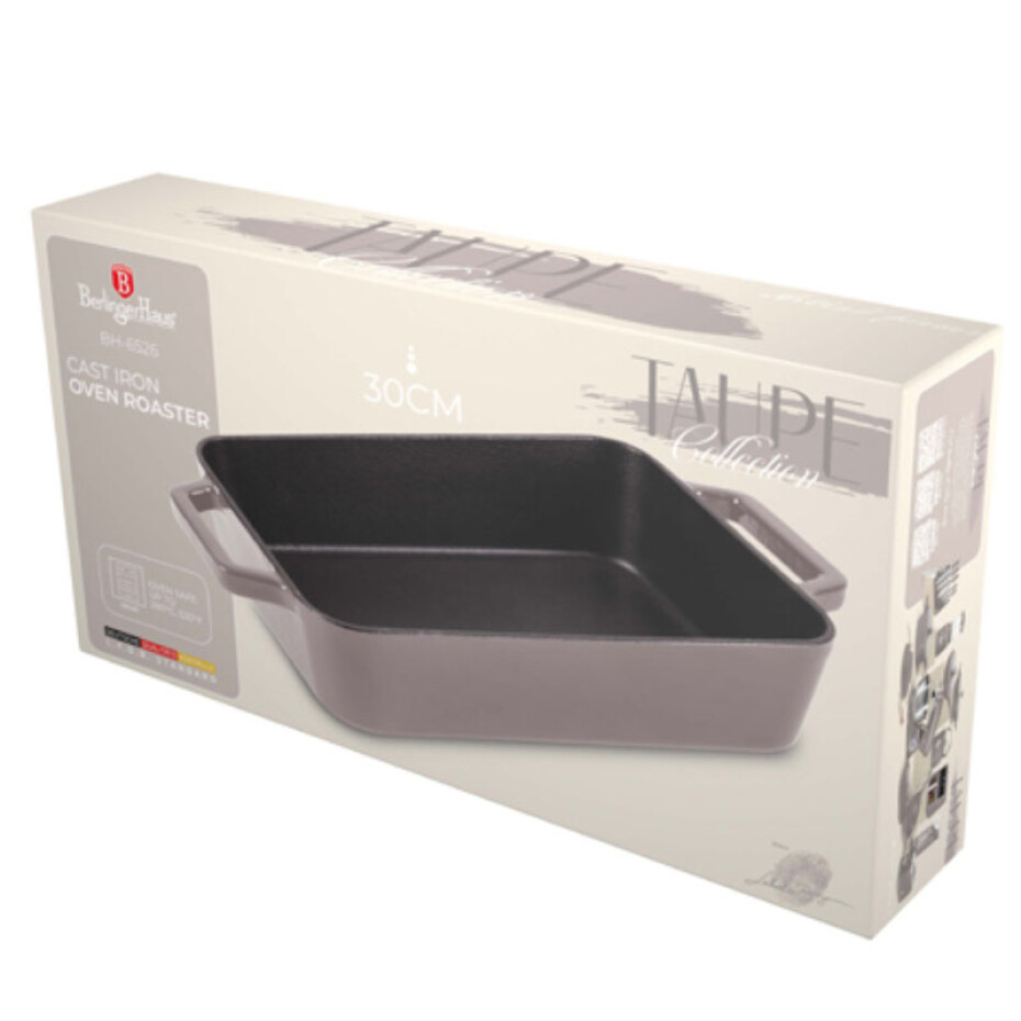 BERLINGERHAUS Pekáč litinový 30 cm Taupe Collection BH-6526 - main (1)