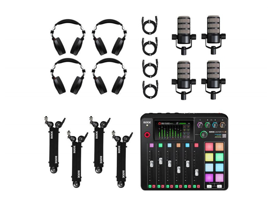 Rode Four-person podcasting bundle - main (0)