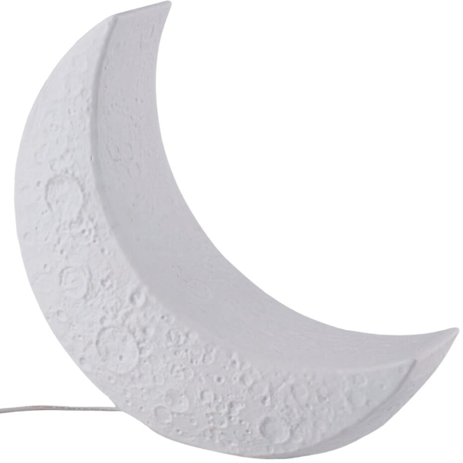 Stolní lampa MY TINY MOON 37 cm, bílá, porcelán, Seletti - main (0)