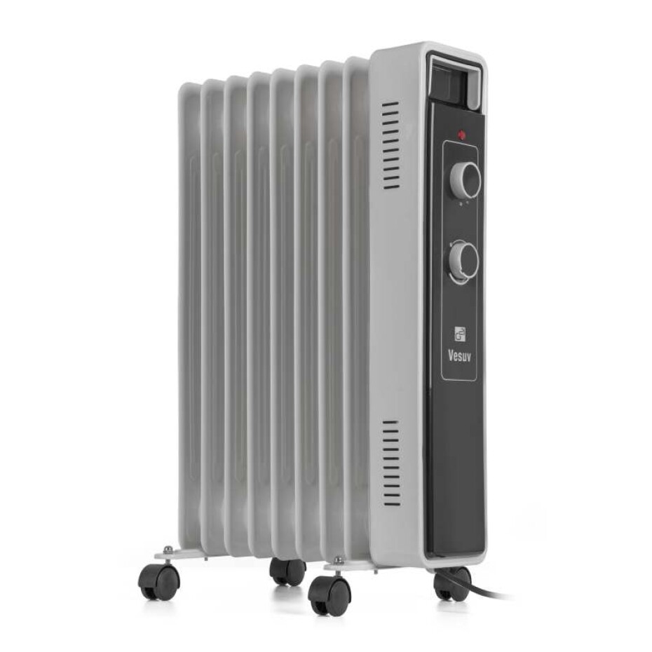 G21 Olejový radiátor G21 Vesuv bílý, 9 žeber, 2000 W G21-777063 - main (3)