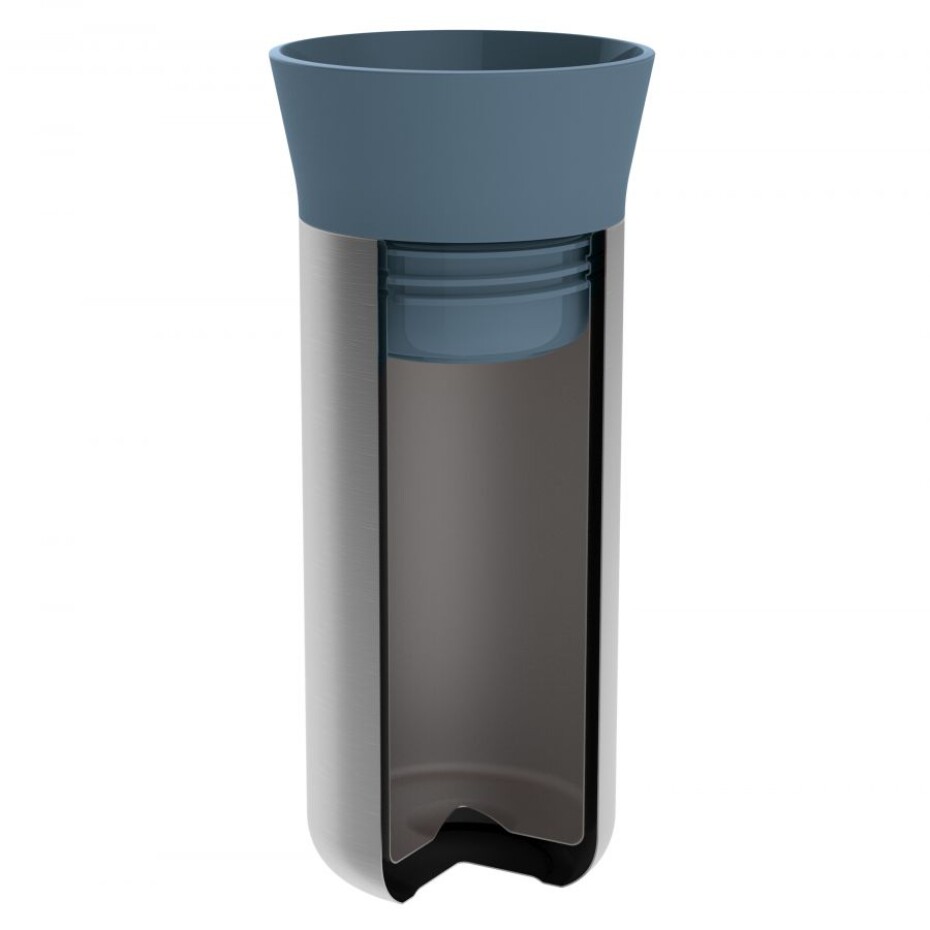 BERGHOFF Termohrnek nerezový LEO 330 ml modrá BF-3950146 - main (3)