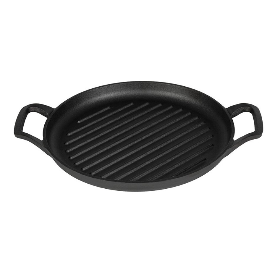 BERLINGERHAUS Grilovací deska litinová kulatá 33 cm černá BH-6533 - main (4)