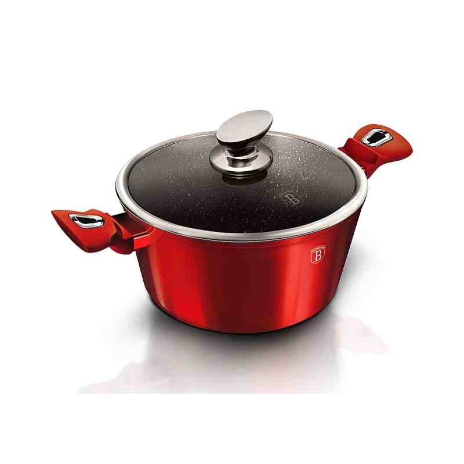 BERLINGERHAUS Kastrol s mramorovým povrchem a poklicí 28 cm Burgundy Metallic Line BH-1258 - main (6)