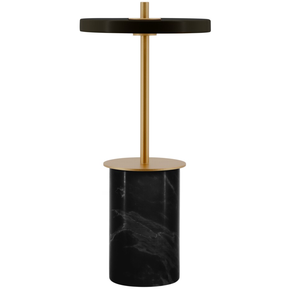 Přenosná stolní lampa ASTERIA MOVE 25 cm, černá, mramor, Umage - main (0)