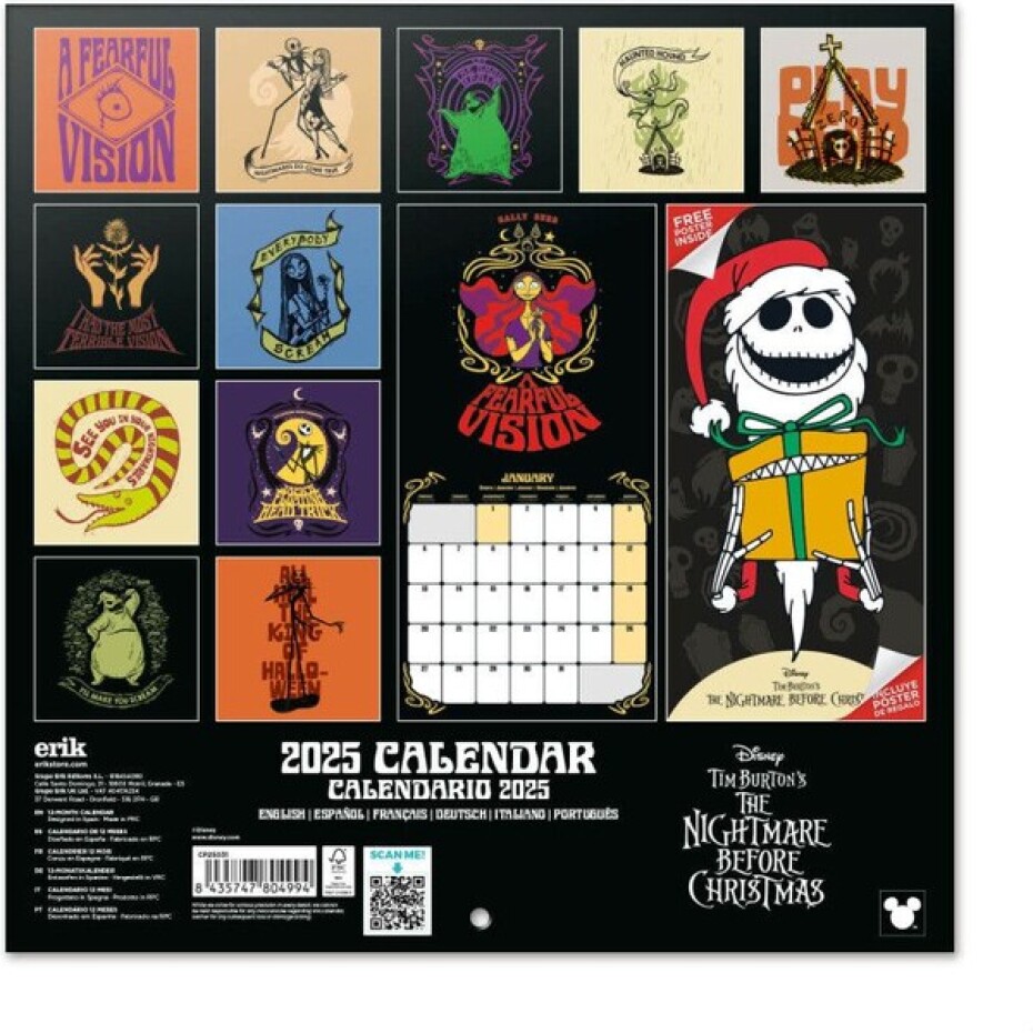 Kalendář The Nightmare Before Christmas 2025 - main (2)