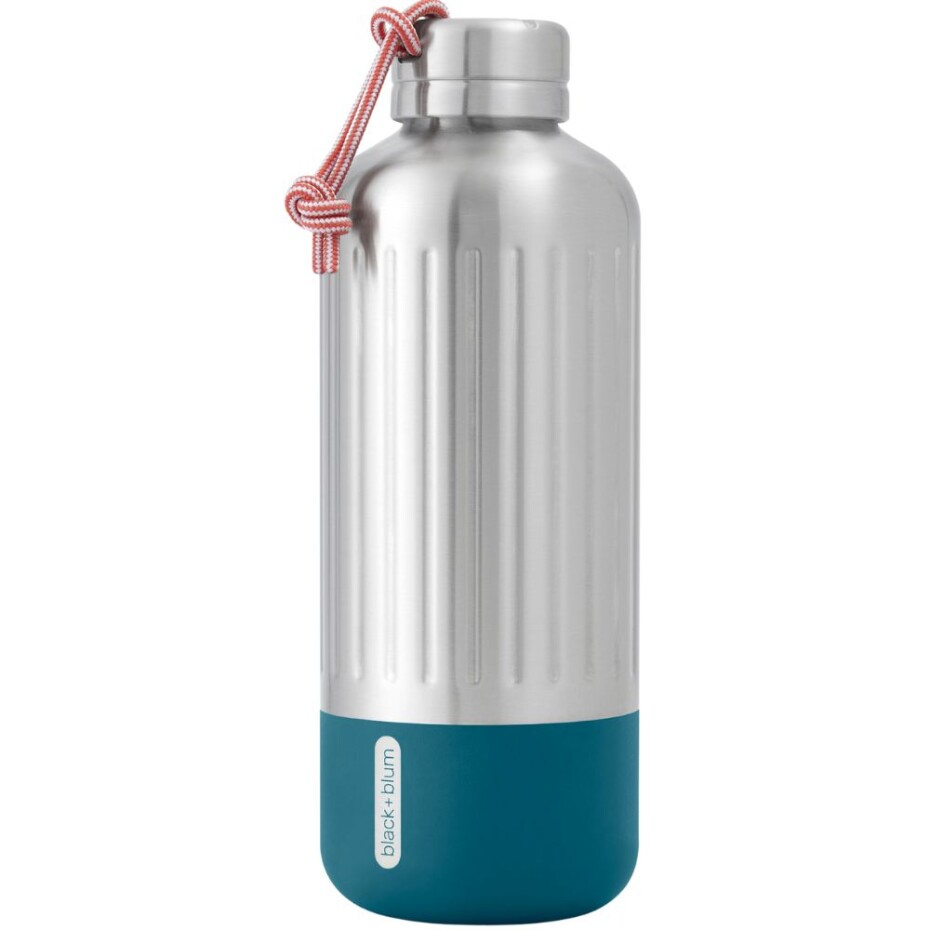Láhev na vodu EXPLORER 850 ml, mořská, nerezová ocel, Black+Blum - main (0)