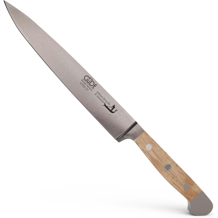 Nůž na šunku ALPHA BRICOLE DI VENEZIA 21 cm, hnědá, Güde Solingen - main (0)
