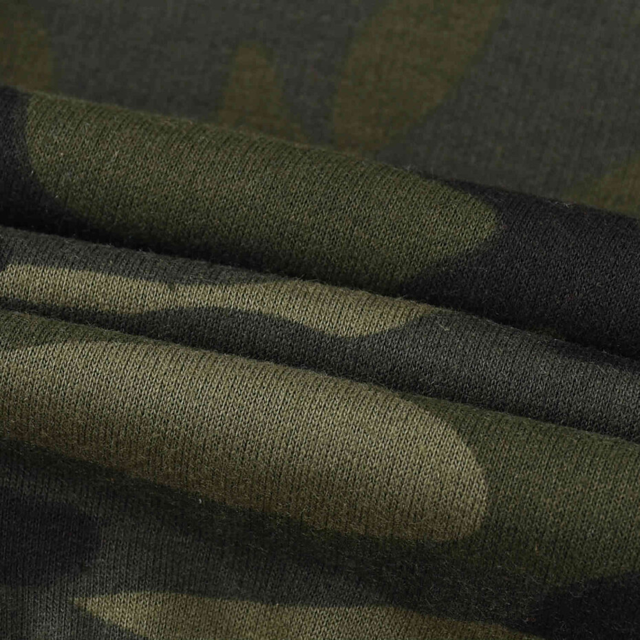 Dětské laclové tepláky - KUGO ST7733, maskáč/ tyrkysová aplikace Barva: Khaki, Velikost: 74 - main (2)