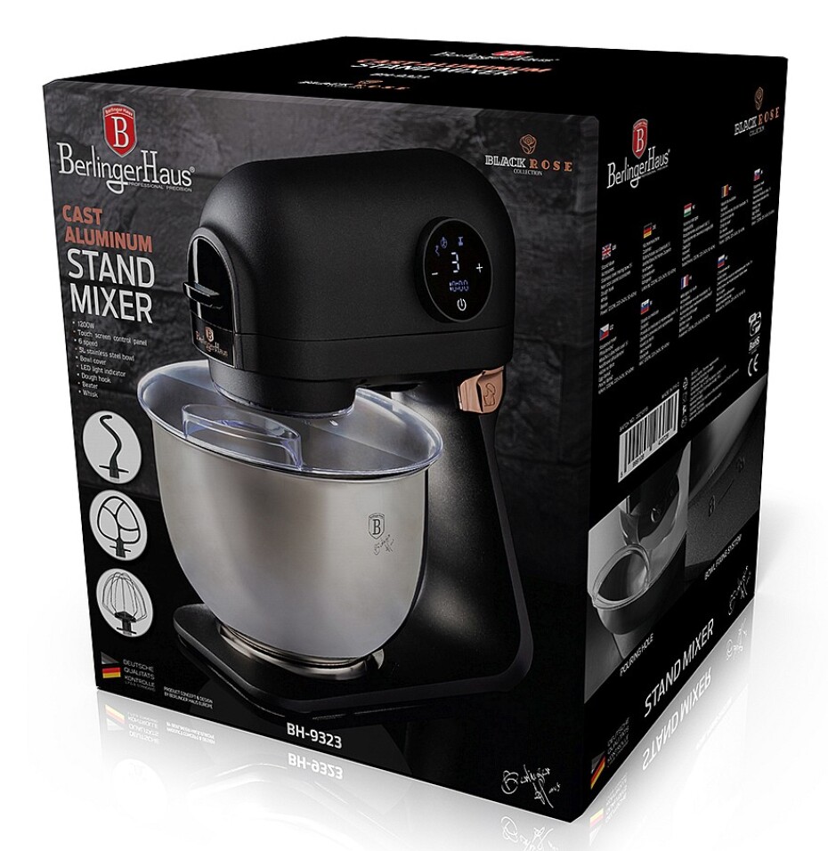 BERLINGERHAUS Kuchyňský robot digitální 1200 W Black Rose Collection BH-9323 - main (6)
