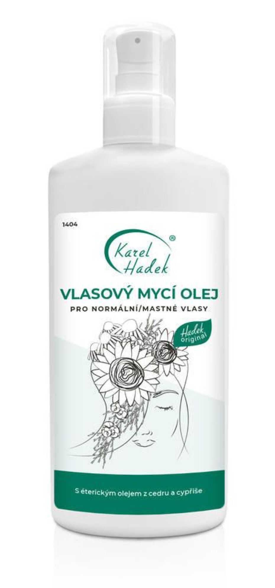 Vlasový mycí olej pro mastné vlasy Hadek velikost: 200 ml - main (0)