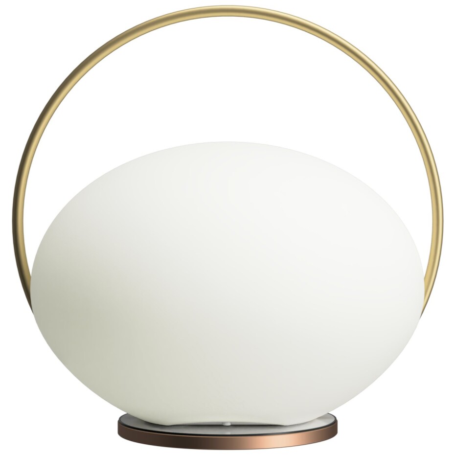 Přenosná stolní lampa ORBIT 19 cm, zlatá, hliník, Umage - main (15)