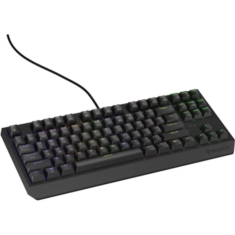 Genesis THOR 230 TKL RGB mechanická klávesnice černá Outemu Brown - main (1)