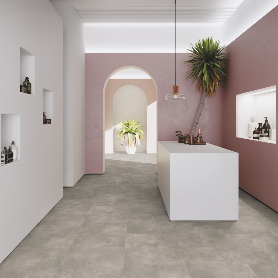 Gerflor Creation 55 Solid Clic Bloom uni taupe 0868 - main (2)