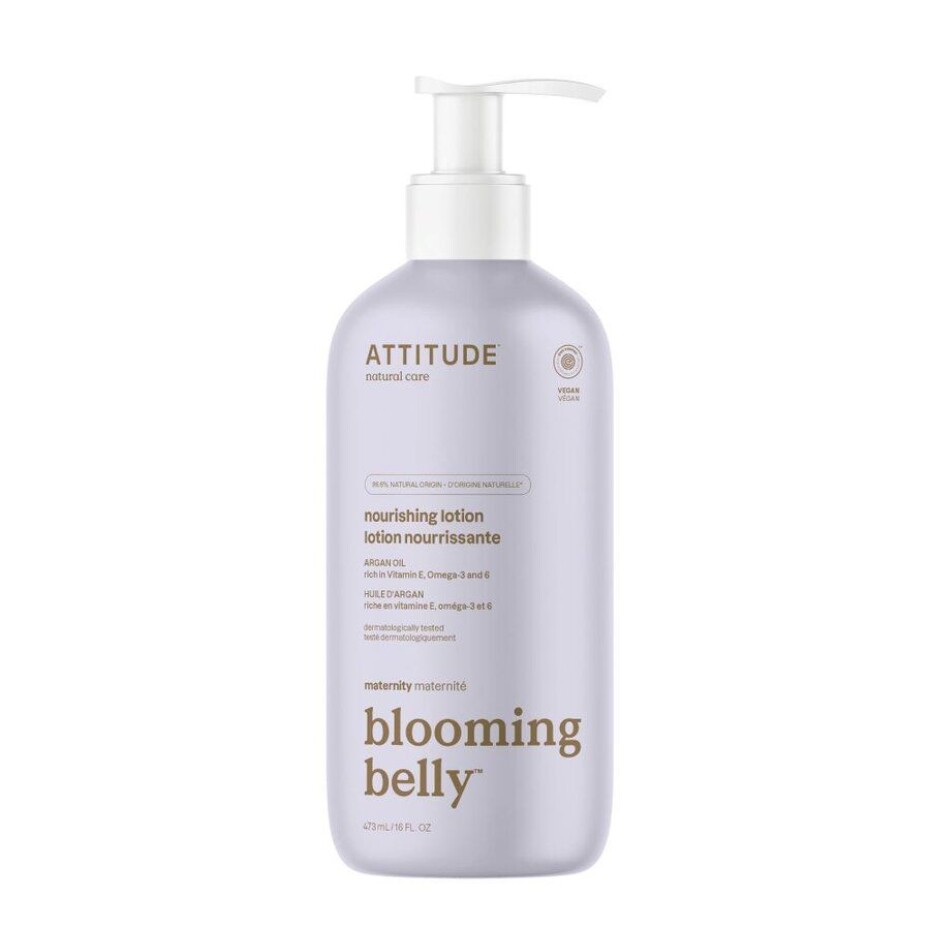 Attitude Přírodní vyživující tělové mléko nejen pro těhotné s arganem Blooming Belly 473ml - main (0)
