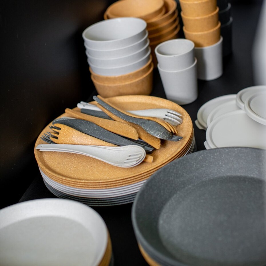Miska CONNECT 890 ml, sada 2 ks, přírodní dřevo, Koziol - main (4)