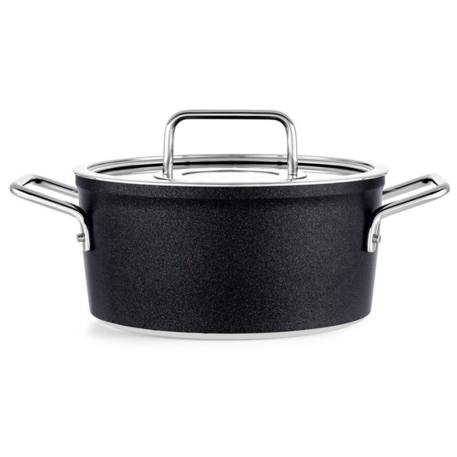 Vysoký kastrol ADAMANT 20 cm, černá, hliník, Fissler - main (3)