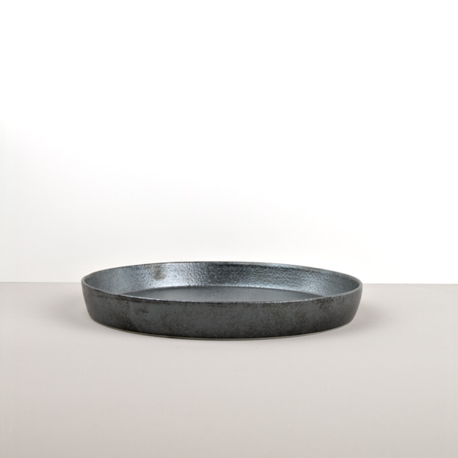 Jídelní talíř CRAFT 26 cm, s vysokým okrajem, černá, MIJ - main (5)