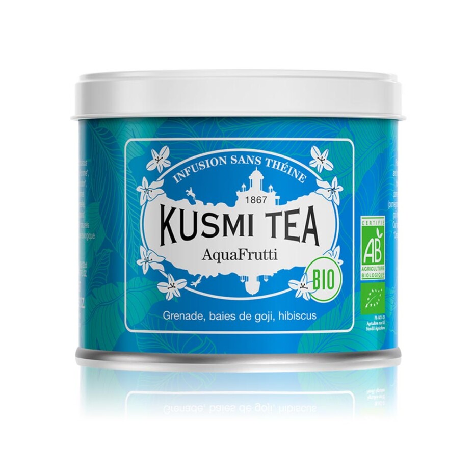 Ovocný čaj AQUA FRUTTI, 100 g plechovka, Kusmi Tea - main (0)