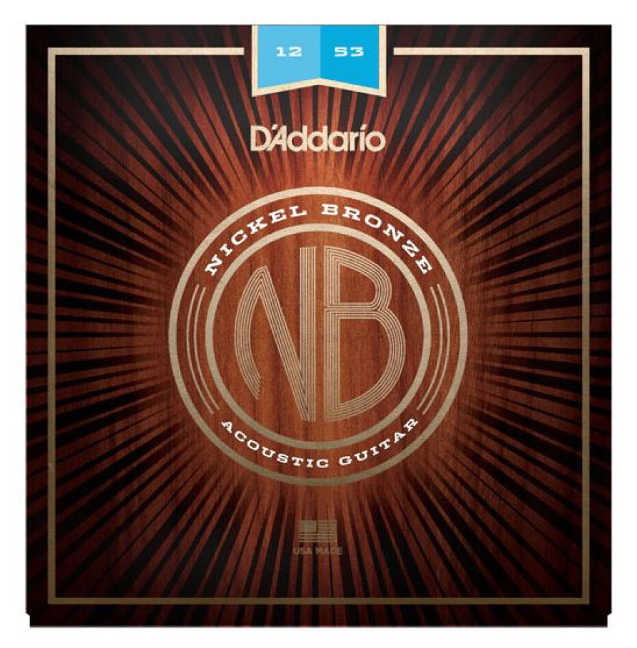 D'Addario NB1253 Nickel Bronze Acoustic Light - main (0)