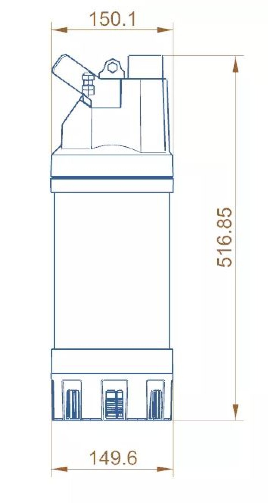 Automatické čerpadlo MEDAS TDS 1200A - INOX, 230V - main (2)