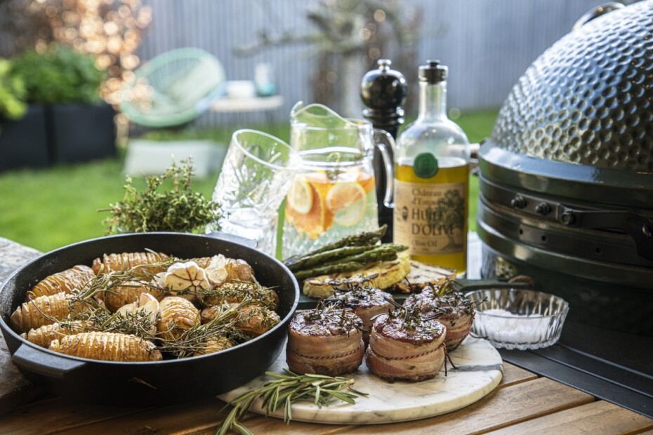 Gril na dřevěné uhlí XL, zelená, Big Green Egg - main (1)