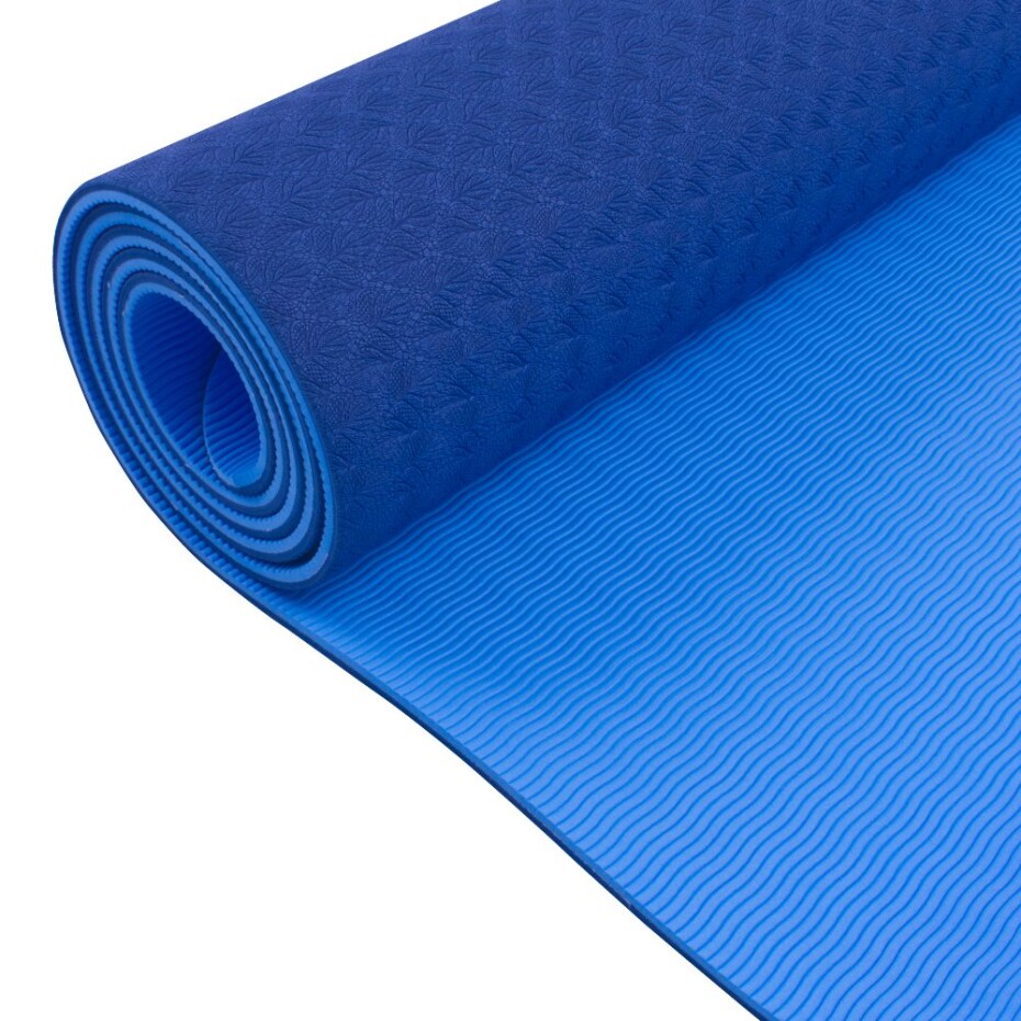 Podložka na cvičení Sportago TPE Yoga dvouvrstvá 173x61x0,6 cm Modrá - main (8)