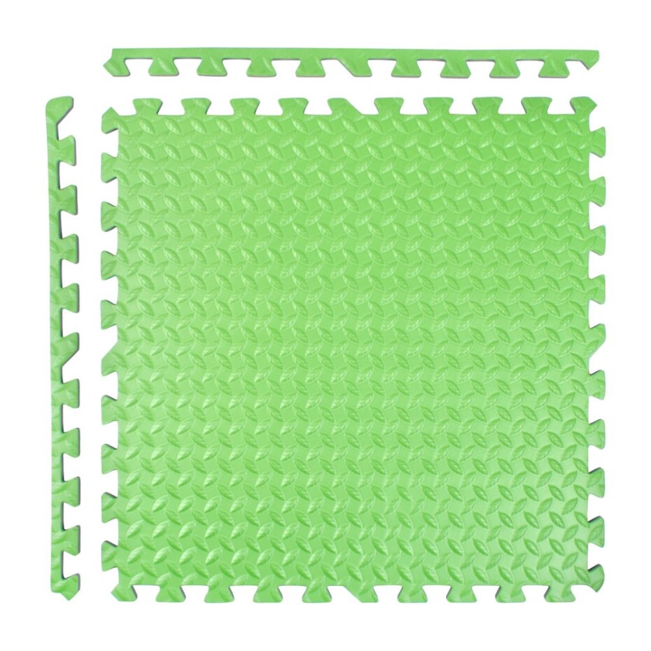 Puzzle podložka Sportago Easy-Lock 60x60x1,2 cm, 4 ks, zelená - main (4)