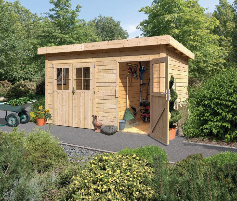 Dřevěný domek KARIBU TINTRUP (64279) natur LG1780 - main (3)