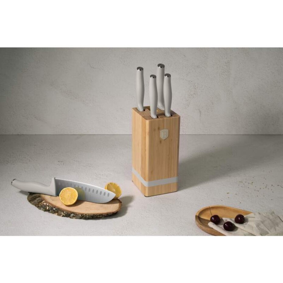 BERLINGERHAUS Sada nožů se stojanem BAMBOO 6 ks Sahara Collection BH-2973 - main (6)