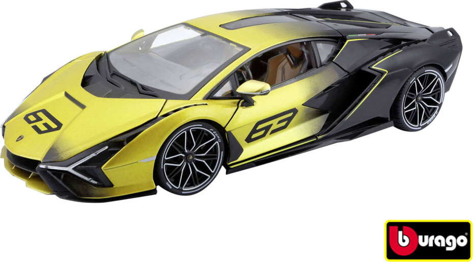 Bburago 1:18 TOP Lamborghini Sian FKP 37 yelow - main (0)