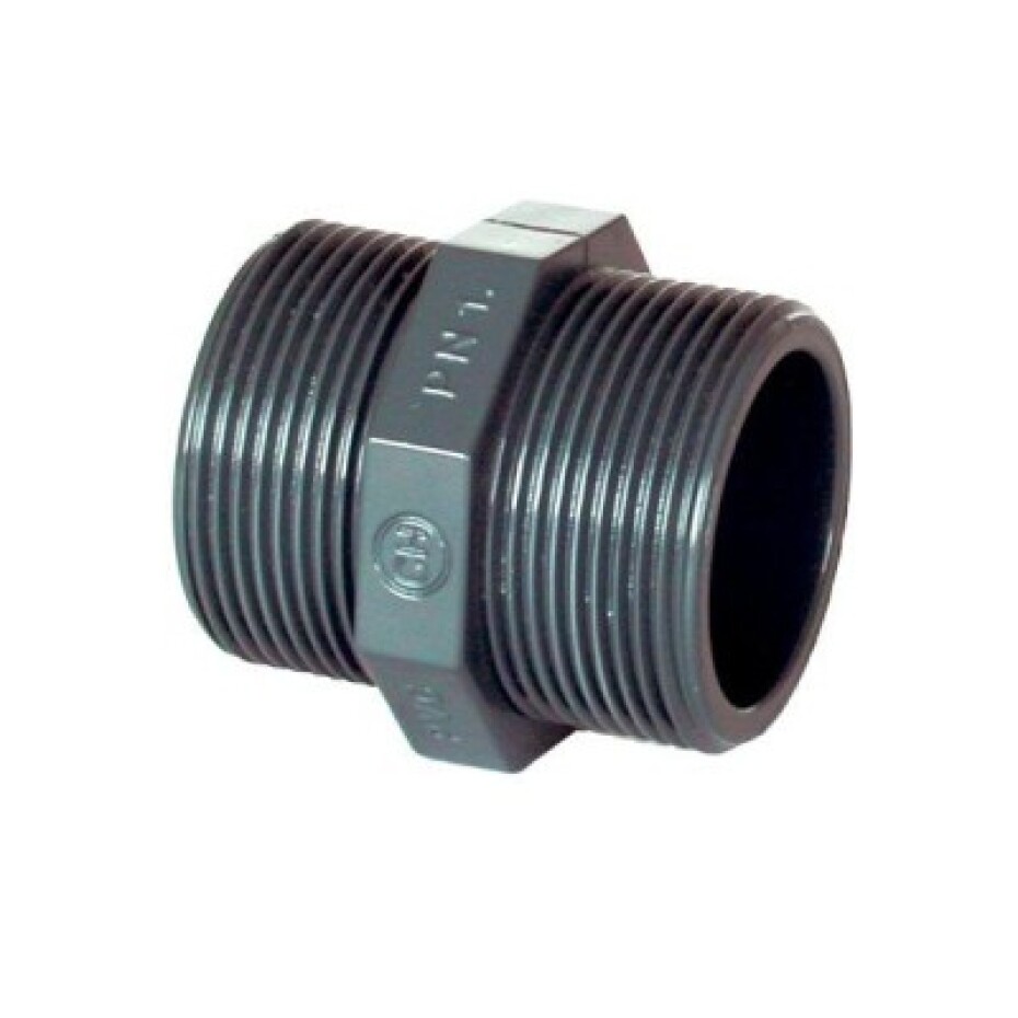 PVC tvarovka - Dvojnipl 1 1/4“ ext. - main (0)
