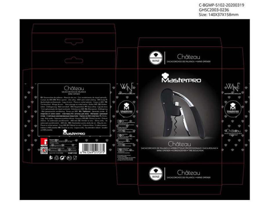 BERGNER Páková vývrtka na víno MasterPRO BGMP-5102 - main (1)