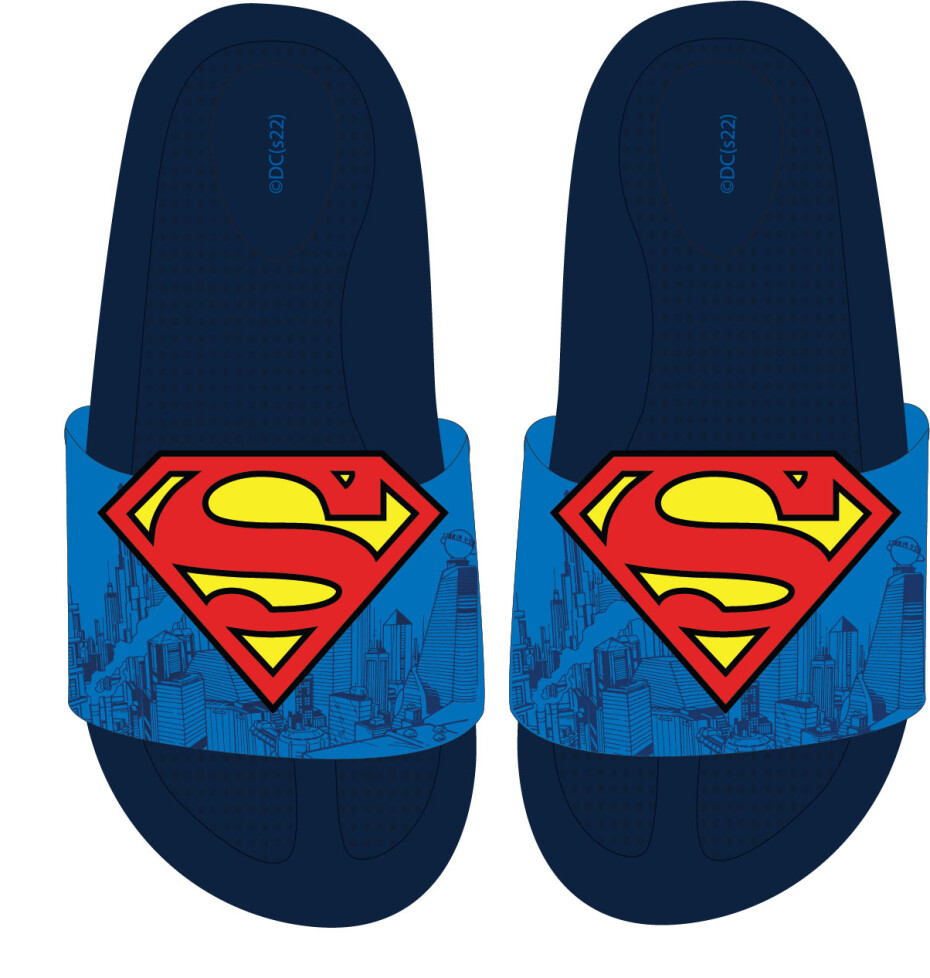 superman-licence Chlapecké pantofle - Superman 5251273, modrá Barva: Modrá, Velikost: 31-32 - main (0)