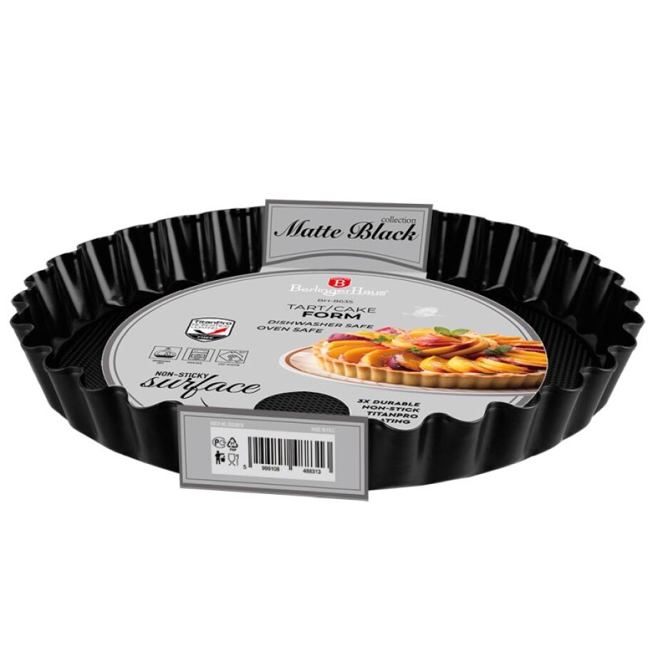 BERLINGERHAUS Forma na koláč s titanovým povrchem Matte Black Collection BH-8635 - main (8)
