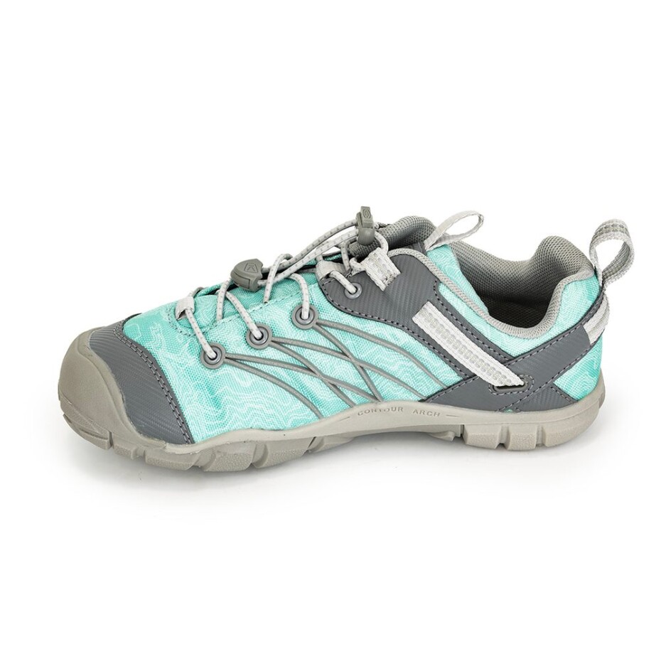 Outdoorové boty CHANDLER CNX C Drizzle/Waterfall, Keen, 1026307/1026305, tyrkysová - 25/26 - main (5)
