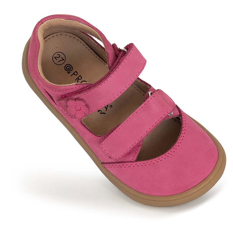 Dívčí sandály Barefoot PADY KORAL, Protetika, červená - 22 - main (3)
