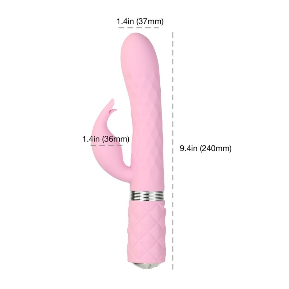 Pillow Talk Lively Rabbit Vibrator Pink - main (5)