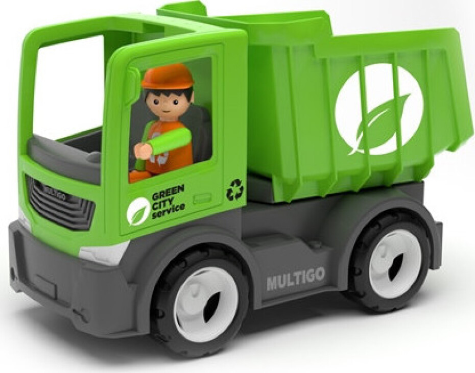 Efko IGRÁČEK MultiGO CITY auto sklápěčka zelená s řidičem - main (0)