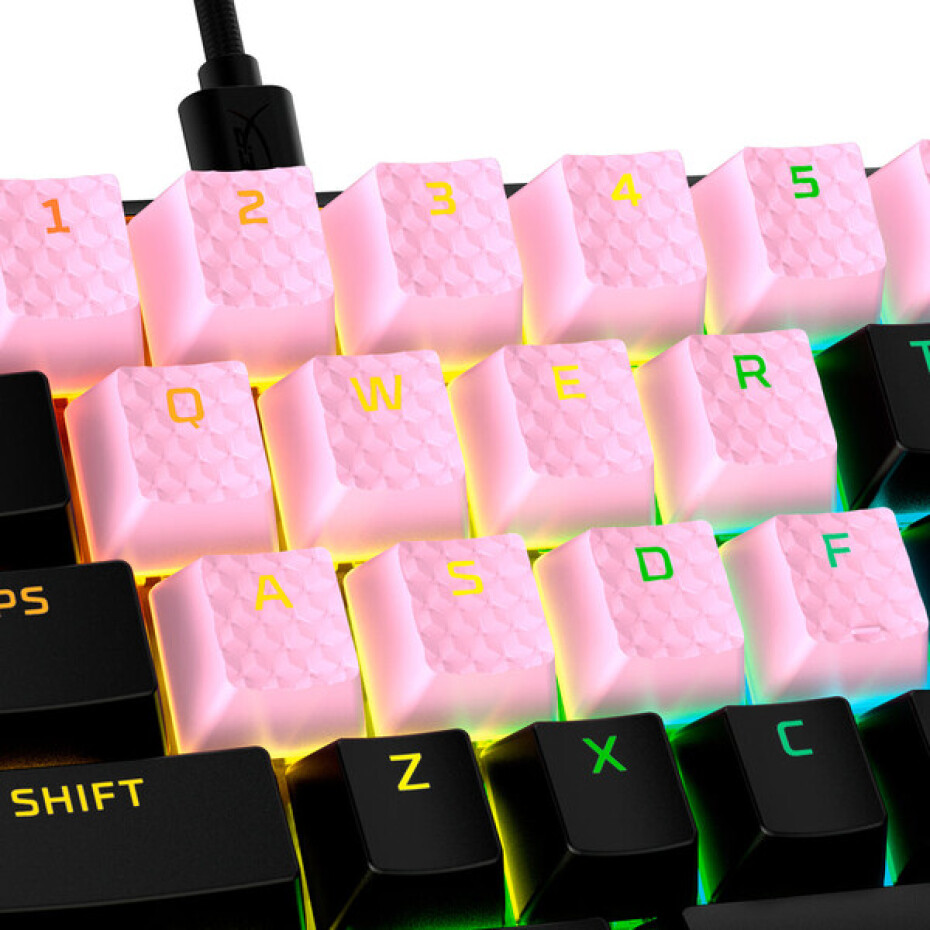 HyperX Rubber klávesy růžové US - main (2)