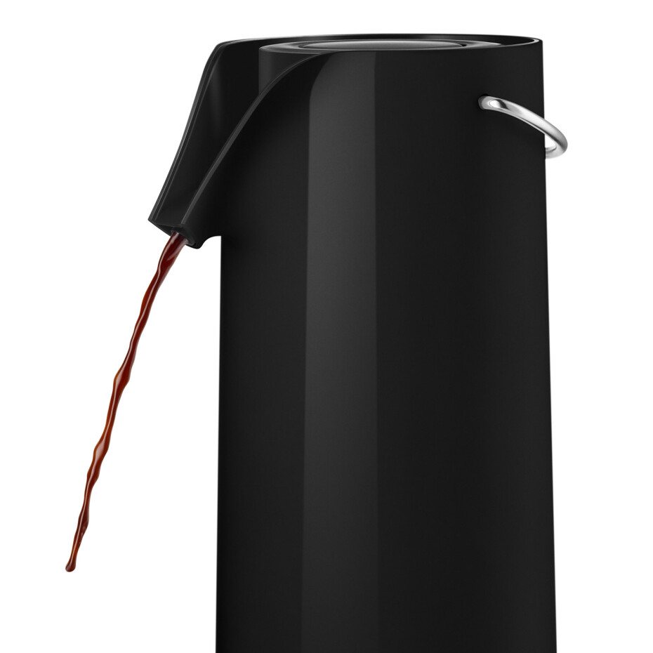 Termoska 1,8 l, s vakuovou pumpičkou, černá, Eva Solo - main (2)