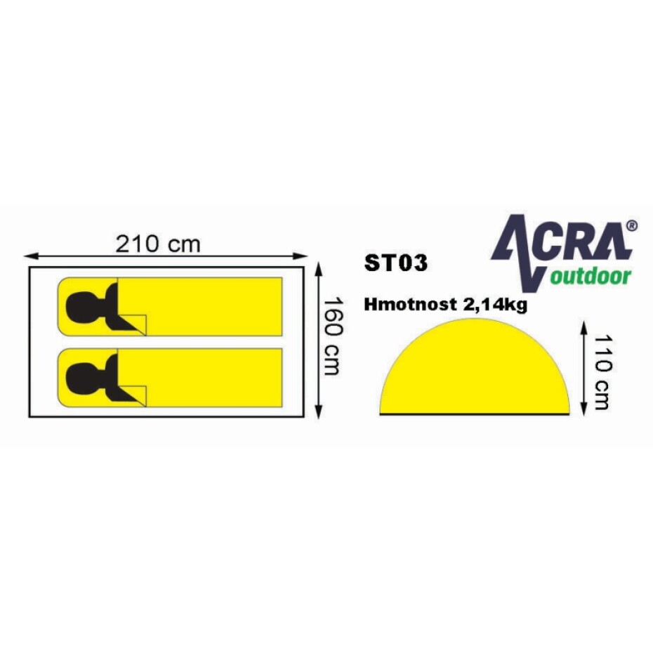 Acra Stan Acra BROTHER ST03 kopule pro 2 - 3 osoby 63602721 - main (8)