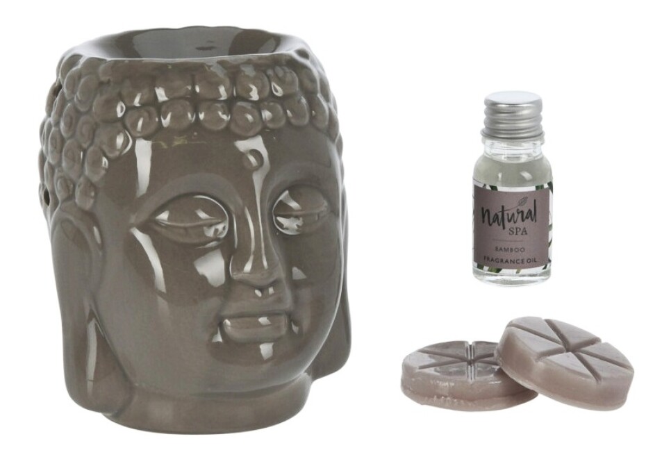 HOMESTYLING Aroma lampa sada 4 ks SPA BUDDHA hnědá KO-CC5062040hned - main (0)