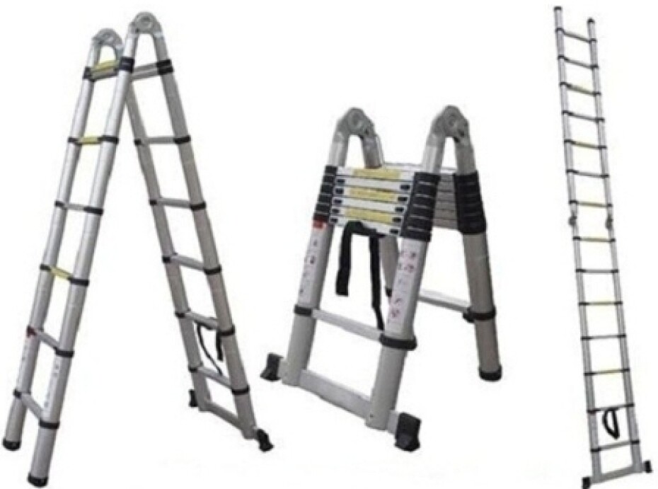 G21 Teleskopický žebřík GA-TZ12-3,8 m štafle/žebřík G21-6390452 - main (0)
