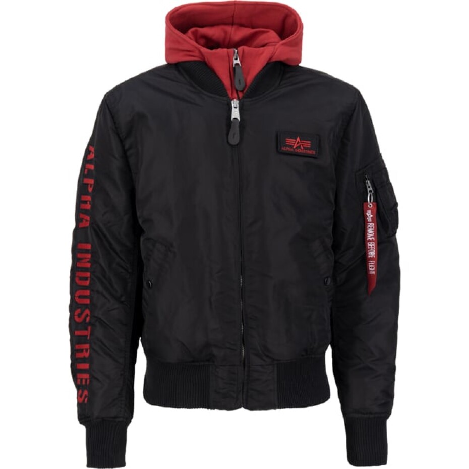 Alpha Industries Bunda  MA-1 D-Tec SE černá | červená 3XL - main (0)