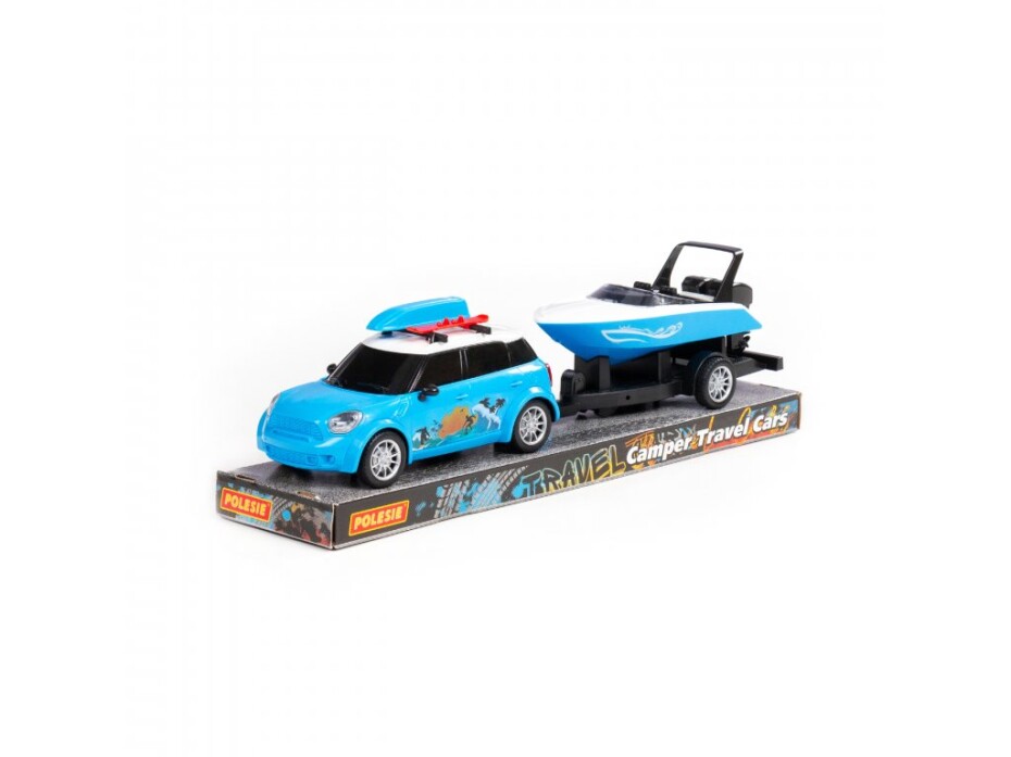Polesie Auto Cruise s lodí na přívěsu 40cm - main (0)