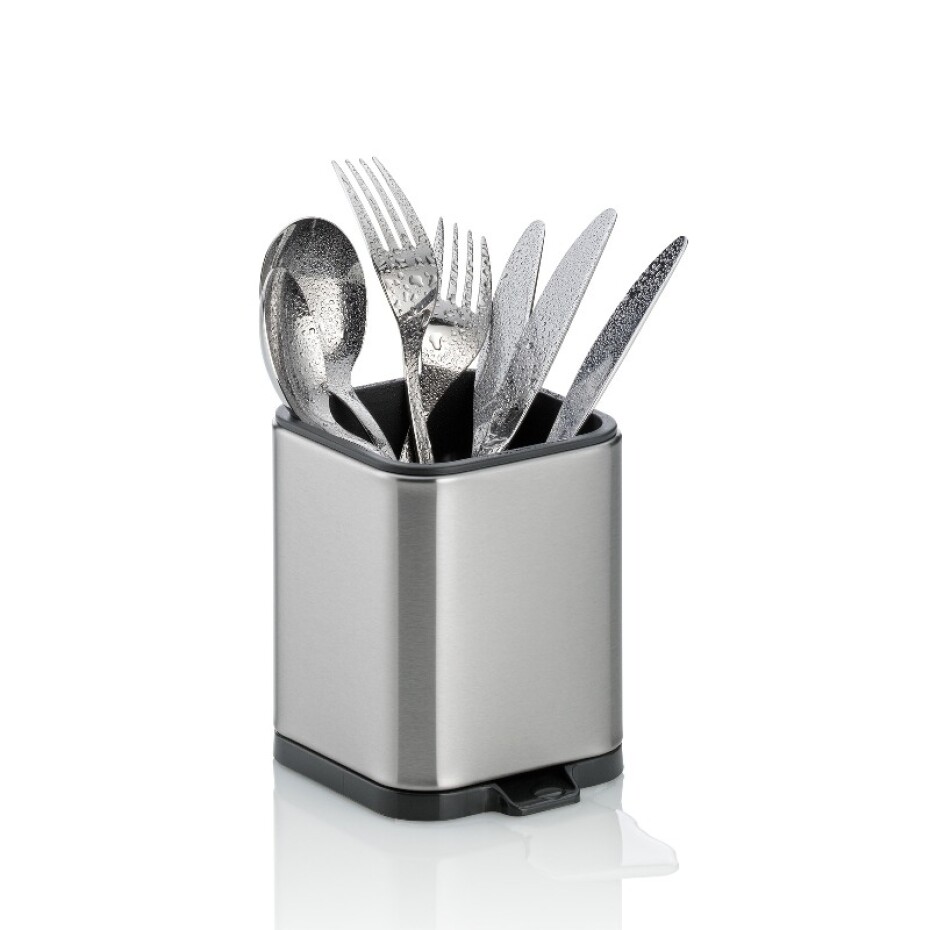 KELA Odkapávač na příbory Plata nerez matná stříbrná 10,0x11,5x12,5cm KL-12127 - main (1)