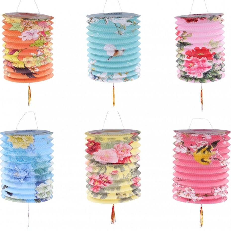 Lampion válec 16 cm Příroda - main (0)