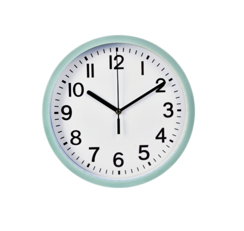 SEGNALE Nástěnné hodiny ručičkové 22,5 cm zelený rám KO-837000050zele - main (0)